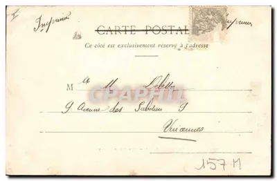 Nancy — Fonte de Amphitrite — Casa dos Magasins Réunis, editor, Nancy — Verso