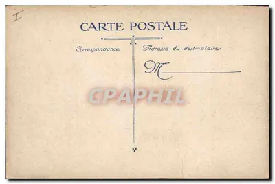 Saint-Élienne. Hotel de Ville — widok z placu z tłumem — wydawca nieznany, numer seryjny 1 — Rewers
