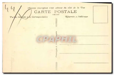 LA BAULE-sur-MER (Loire-Inf.) — A Praia em direção ao Casino — A. B. — Verso