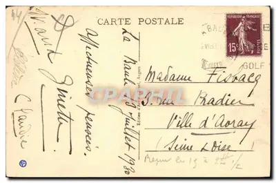La Baule-sur-Mer (Loire-Inf.) — Vista geral da Praia — A. B. — Verso