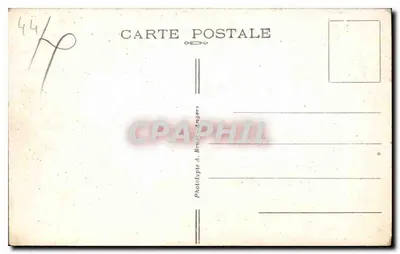 La Baule-sur-Mer — O Porto em um Dia de Regatas — A. B. — Verso