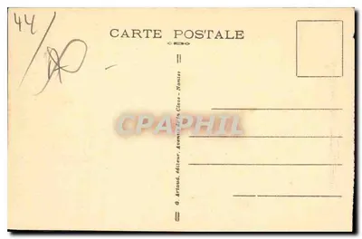 La Baule-les-Pins — A Estação — G. Artoud, editor, Nantes — Verso
