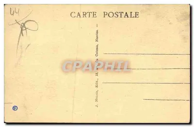 La Baule-Escoublac (L.-I.) — A Nova Estação dos Caminhos de Ferro P.O. — J. Nozaïs, Nantes — Verso