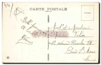 La Baule-sur-Mer (Loire-Inf.) — Os Boulevards e a Esplanada diante do Cassino — A. B. — Verso