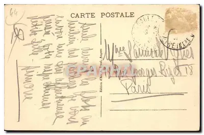 La Baule-sur-Mer (Loire-Inf.) — Ogólny widok plaży z restauracji kasyna — A. B. n°36 — Rewers