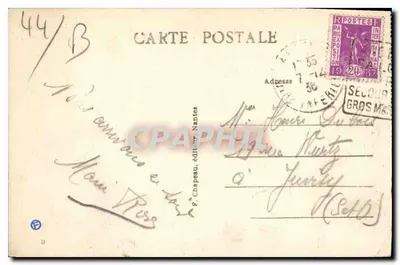 LA BAULE-sur-MER (Loire-Inf.) — Esplanada Kasynu przed Hermitażem — P. Chapeau, wydawca Nantes, n° 115 — Rewers