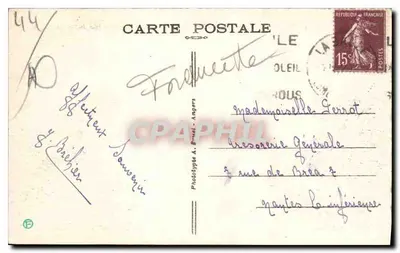 LA BAULE-sur-MER (L.-I.) — Widok portu w dniu regat — A. B. — Rewers