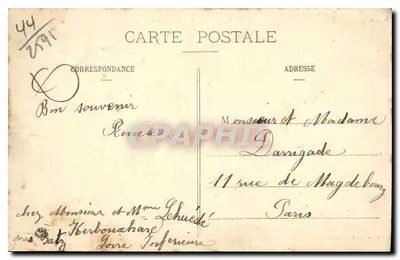 Batz (L.-I.) - Vista dos Marais salants — Coleção T. M. - 13 — Verso