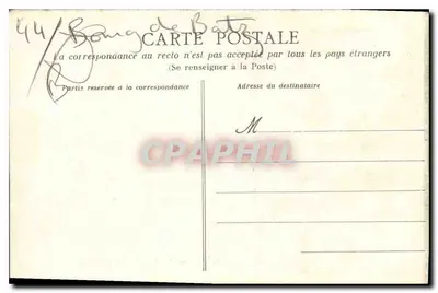 Uma Noiva no Bourg de Batz — NO PAÍS DO SAL — Héliotypie Dugan et Cie, Nantes — Verso