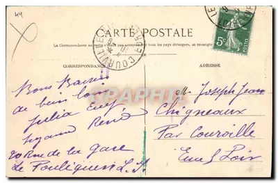 Batz (L.-I.) — Ruines du Mûrier — Éditeur Le Pouliguen — Rewers