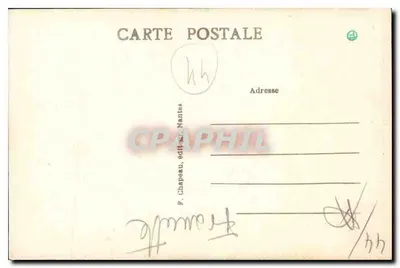 AU BOURG-de-BATZ — Uma Noce, segundo M. Vasselon — Verso