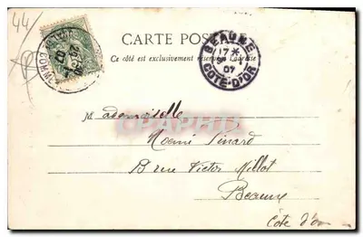 LE BOURG-DE BATZ - Ruiny kaplicy N.-D. du Murier (XIV wiek) — A. Tharvet, wyd. Nantes — Rewers