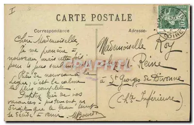 Montargis (Loiret) — Absyda kościoła na placu Mirabeau — Wyd. V.O. — Rewers