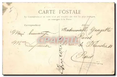 Montargis — O Hôtel-de-Ville — Editor: C.F.M. — Verso