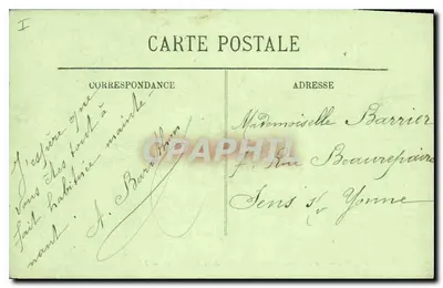 Orléans — A Praça do Martroi e a Rua da República — LL, n°164 — Verso