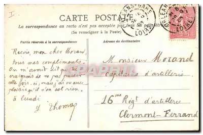 Orléans — L'Abside de la Cathédrale — Éditeur impr. Orléans, n° 1417 — Reverso