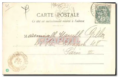 Torre de Châtillon-sur-Loing — XIIº século — Ruat-Bourdet, imp. lib. éd. (Loiret) — Verso