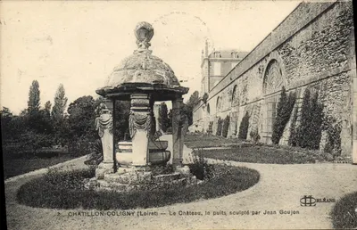 Châtillon-Coligny (Loir-et-Cher) — O Castelo, o poço escultor de Jean Goujon — Editor RLÉANS, n°2