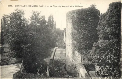 Chatillon-Coligny (Loiret) — Torre de Vauvert e o Milleron
