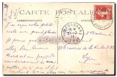 Aix-en-Provence — Katedra Świętego Zbawiciela (XIII wiek) — J. B. Bours, wyd. — Rewers