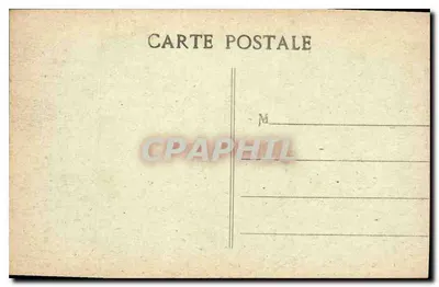 Marsylija — Pałac Longchamp — widok z fontanną i pojazdami z epoki — Rewers