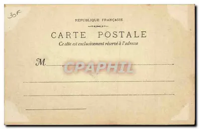 Marsella - El Hotel de Correos — Fototipo F. Lecou, 18, rue Thibaudin — Reverso