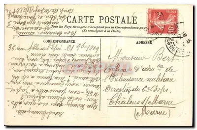 Marseille — Fontaine Estrangin — Verso