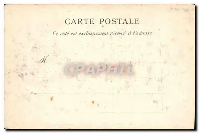 Marseille - Pałac Longchamp — widok z ogrodu i fontanny — wydawca L.P. n°18 — Rewers