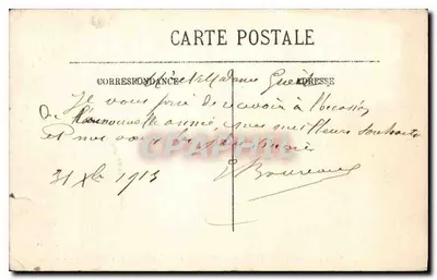 Marseille — Het Kasteel van If, gebouwd door Frans I en dat lange tijd Staatshuis was — Selecta — Achterkant