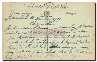 Marseille — A Passagem do Porto Velho — SELECTA — Verso