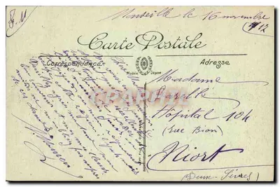 Marseille — Zespół Pałacu Longchamp — X X — Rewers