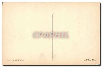 Porto de Marselha — noite — A.D.I.A. Nice, n° 1220 — Verso