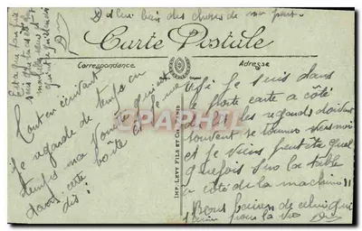 Marseille — O Castelo de If, construído por Francisco I e que serviu por muito tempo como prisão estatal — LL. — Sélecta — Verso