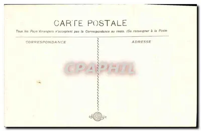 Marseille - Zamek Borely — widok z parku z fontanną — wydawca nieznany, n° 33 — Rewers