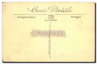 Marsella — Capa de Sol — El Castillo de If y las Islas — Editor Lévy Fils, París, n° 137 — Reverso