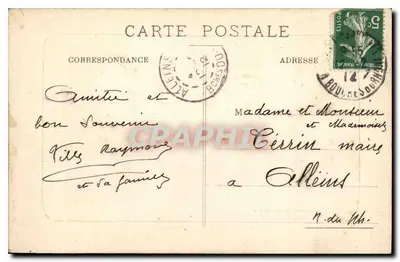 Marseille — La Bourse — wydawca Renucci, Civette Chapitre — Rewers