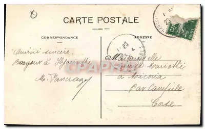 Marseille — Rue de la République — Ansicht der Ecke mit der Samaritaine — Rückseite