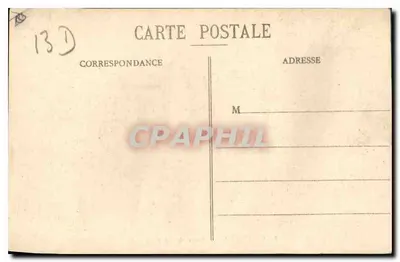 Marsylija — Rue de la République — widok z rogu z hotelem de la Marité — wydawca EL, nr 20 — Rewers