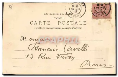 Marseille - La Rue de la République — Phototypie E. Lacour, rue Thubaneau, n°1 — Rückseite