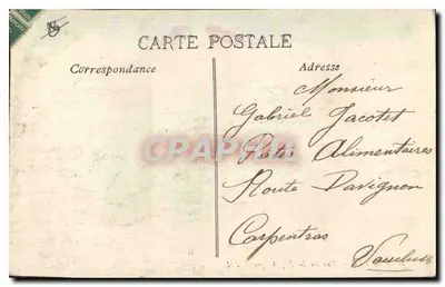 Marselha — Rue de la République — LM — Estabelecimento Samaritain — Verso