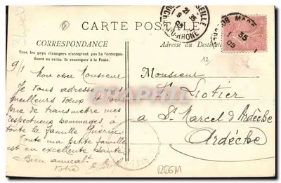 Marseille - Rue de la République — Phototyp E. Lacomi — nr 1 — Rewers