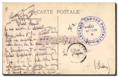 Marselha - Rue de la République — vista da Samaritaine — L.P.M. - 20 — Verso