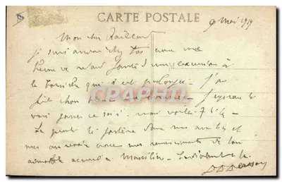 MARSEILLE - Rue de la République — A.C. — Cinématographique de la Santé — Verso
