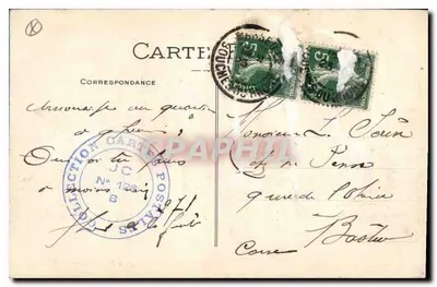 Marselha — Rue de la République — L. M. — Verso