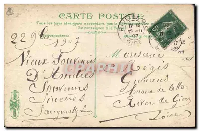 Marselha — A rua da República — A. V. & Cie, n° 2546 — Verso