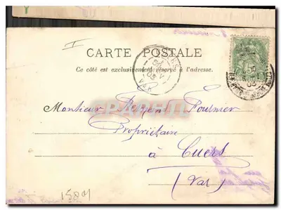 Marselha — Prefeitura e Calçadão da Fraternidade — U.T. Paris, n°20 — Verso