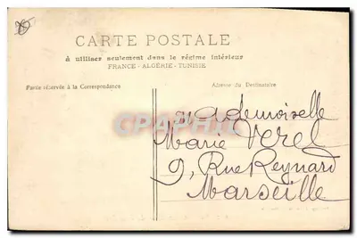 Marseille - Saída do Vieux-Port — Fototipia R. Lacour — n° 962 — Verso