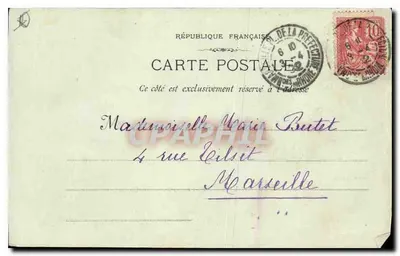 Marseille — Het Oude Haven & N.D. van de Wachtpost — Fot. Lacour, n°41 — Achterkant