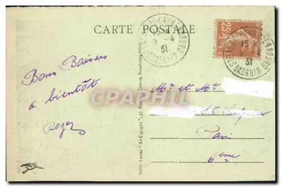 Strasburg — Katedra — Karta pocztowa n°2, wydana przez Cartes 'La Cigogne' — Rewers
