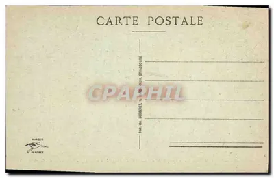 Katedra w STRASBOURGU — Tympan portalu południowego — wydawca Ch. Bergeret, nr 526 — Rewers